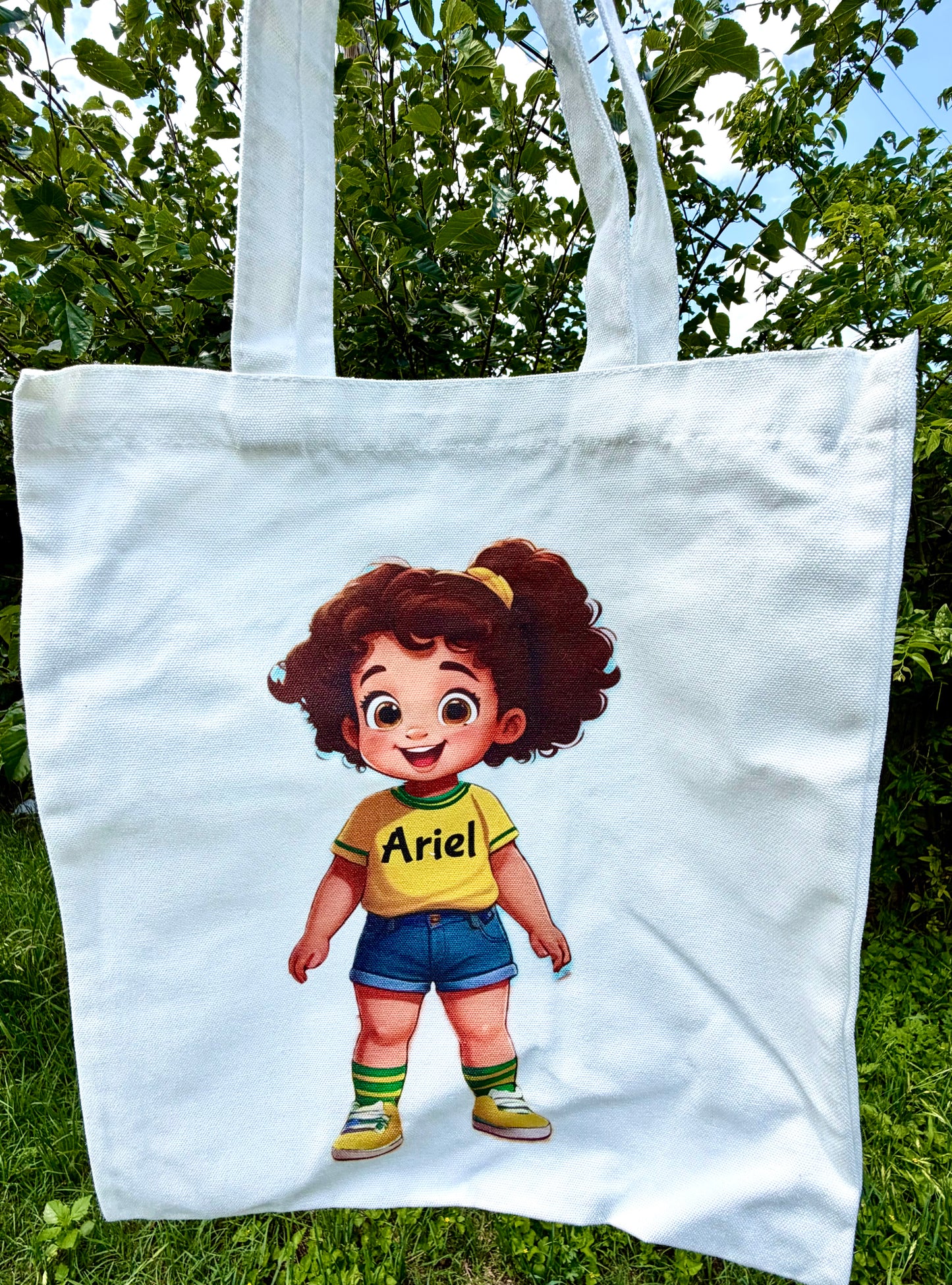 Ariel Character Canvas Tote