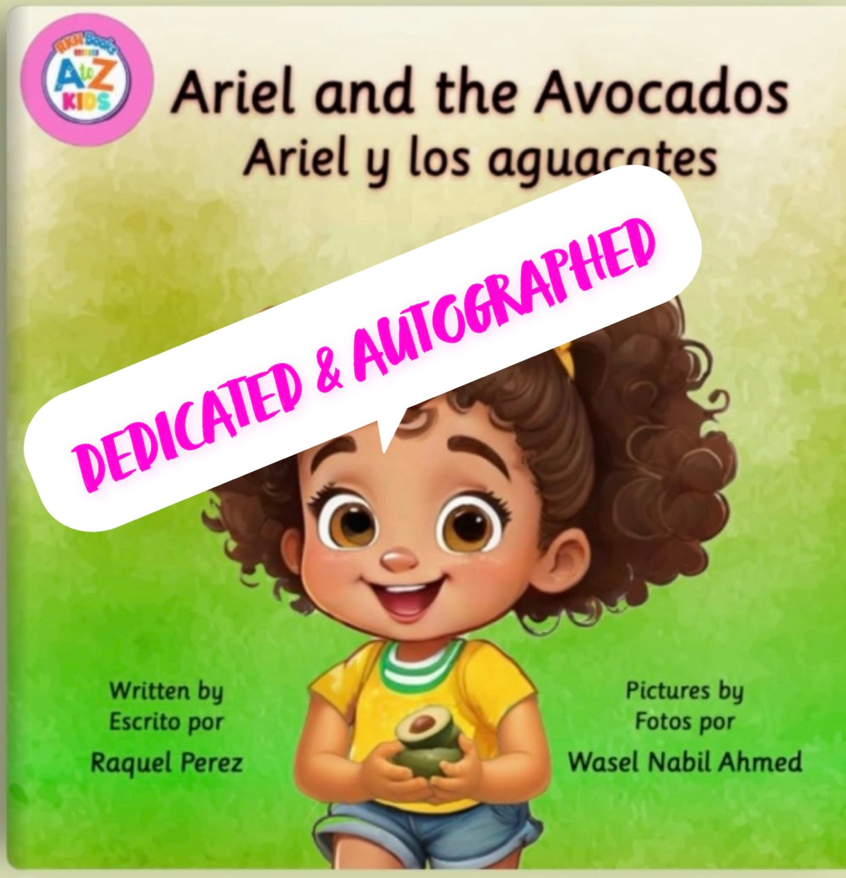 *Exclusive* Ariel and the Avocados Autographed & Dedicated Book