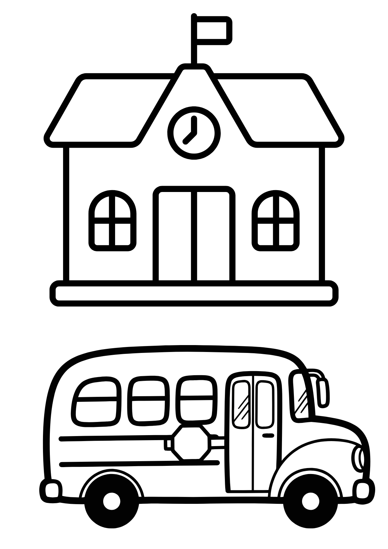 Free Back to School Coloring Activity