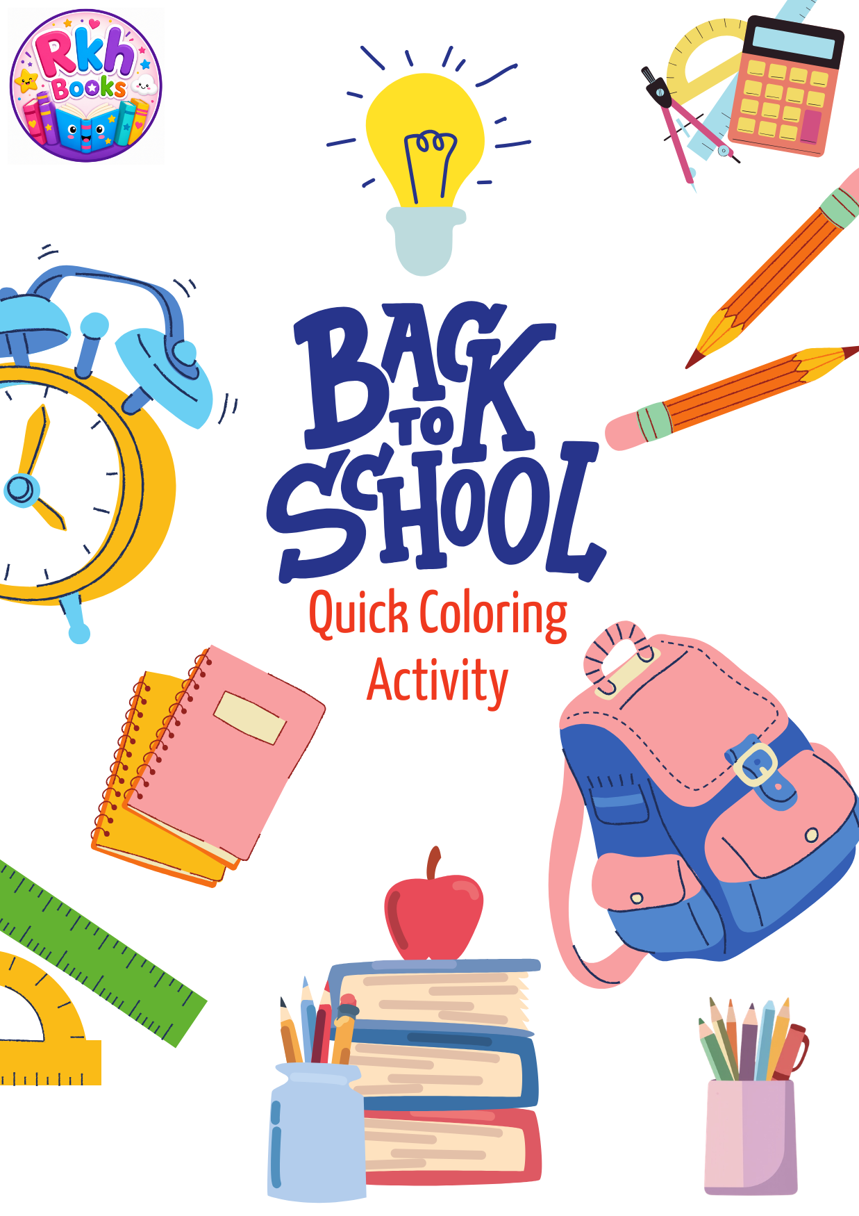 Free Back to School Coloring Activity