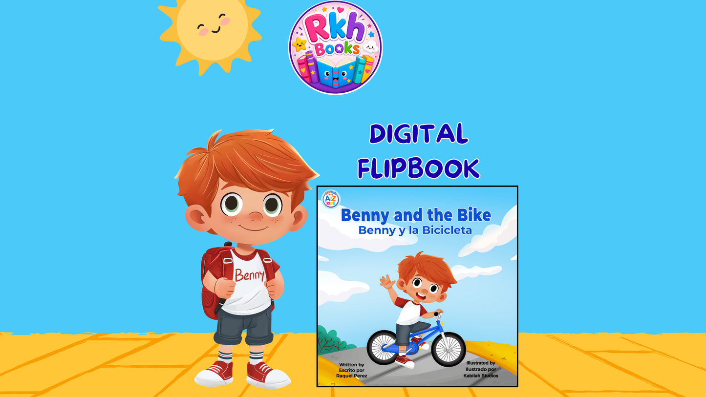 Benny and the Bike (The 'B' Book) – Digital Flipbook Edition