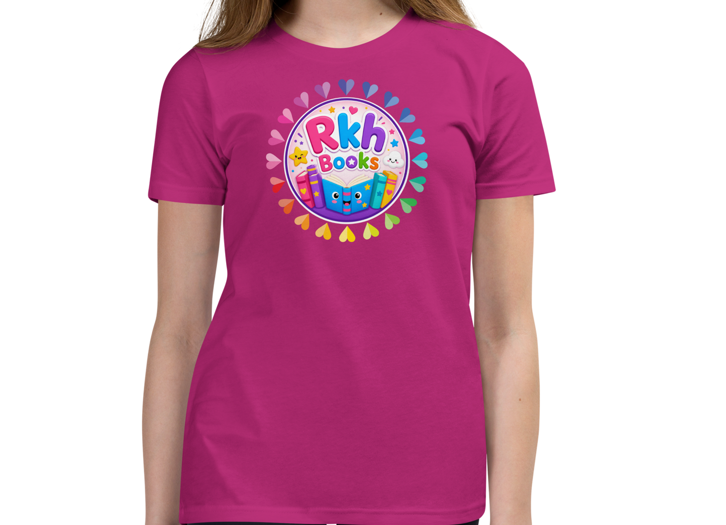 Rkh Books Hearts Logo Youth Tee