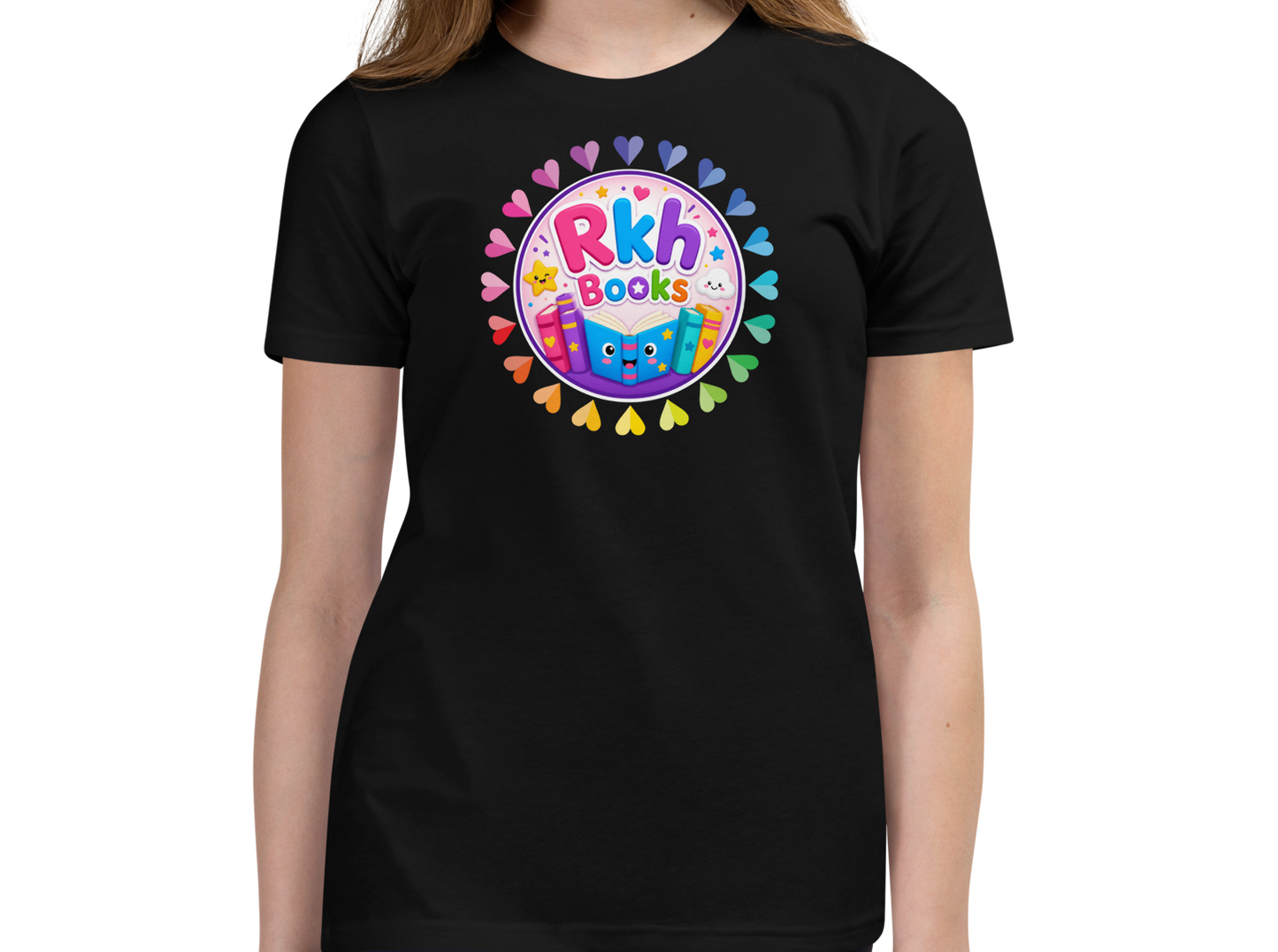 Rkh Books Hearts Logo Youth Tee