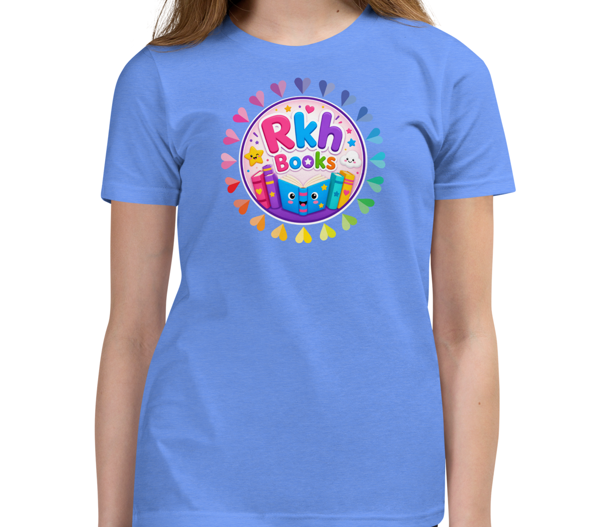 Rkh Books Hearts Logo Youth Tee