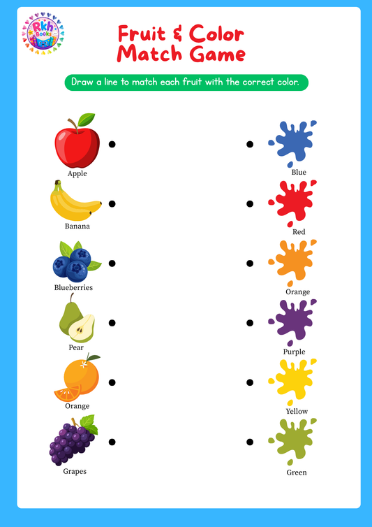 Free Fruit & Color Match Game