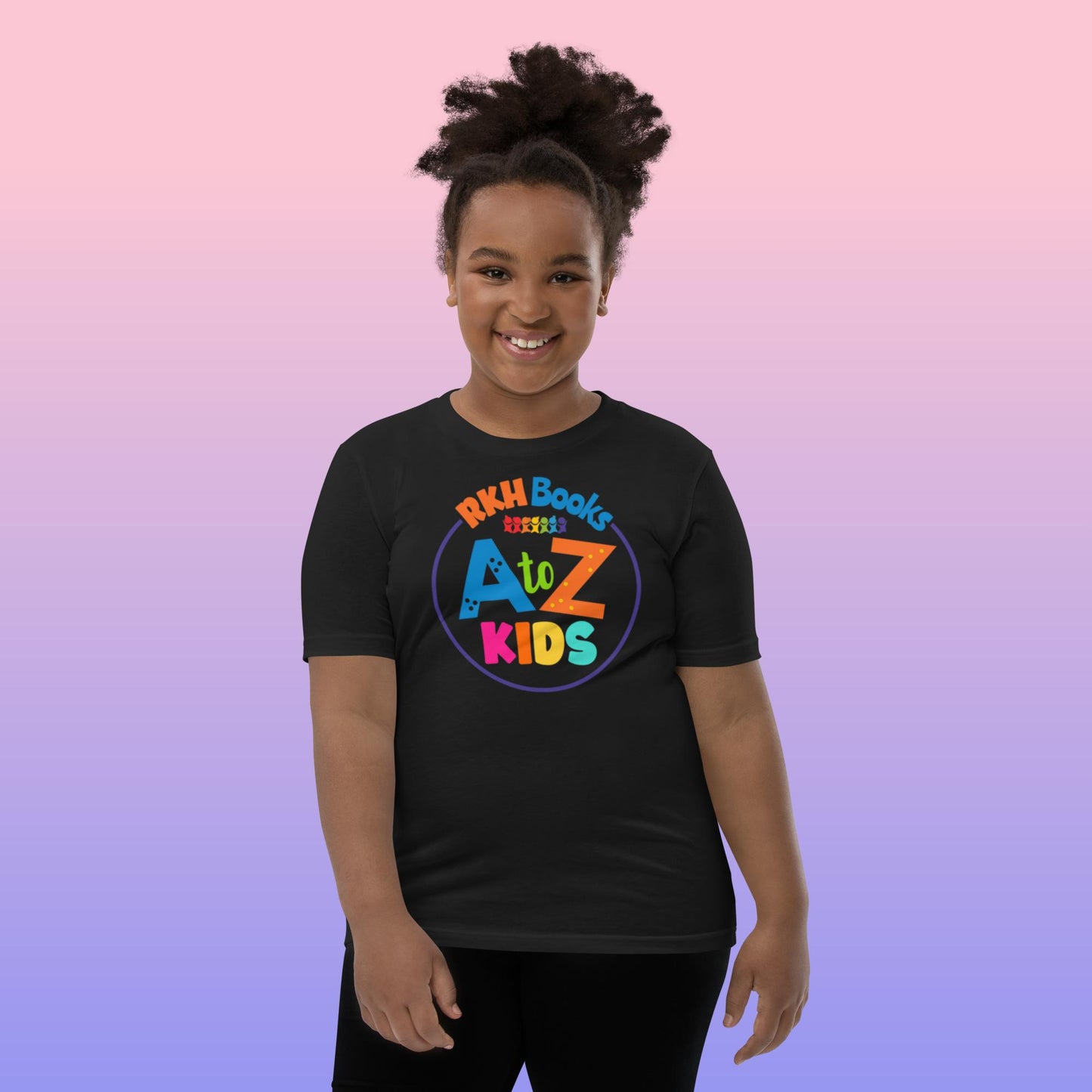 Girls A to Z Kids T-shirt