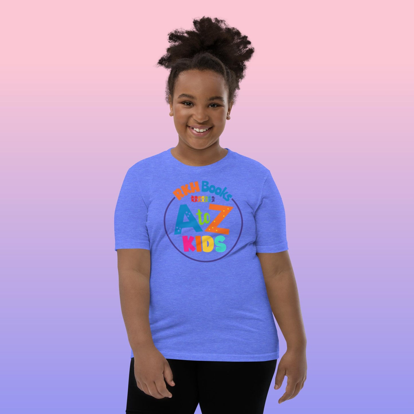 Girls A to Z Kids T-shirt