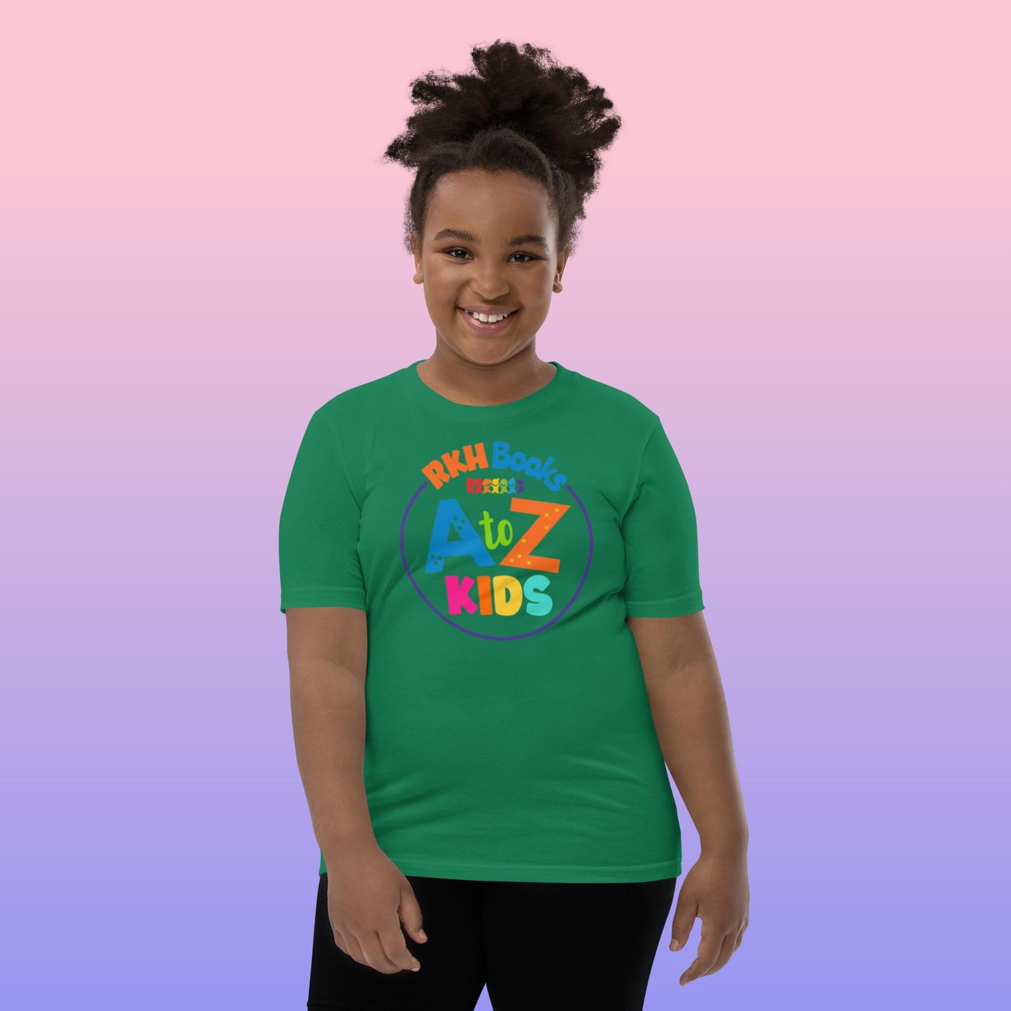 Girls A to Z Kids T-shirt