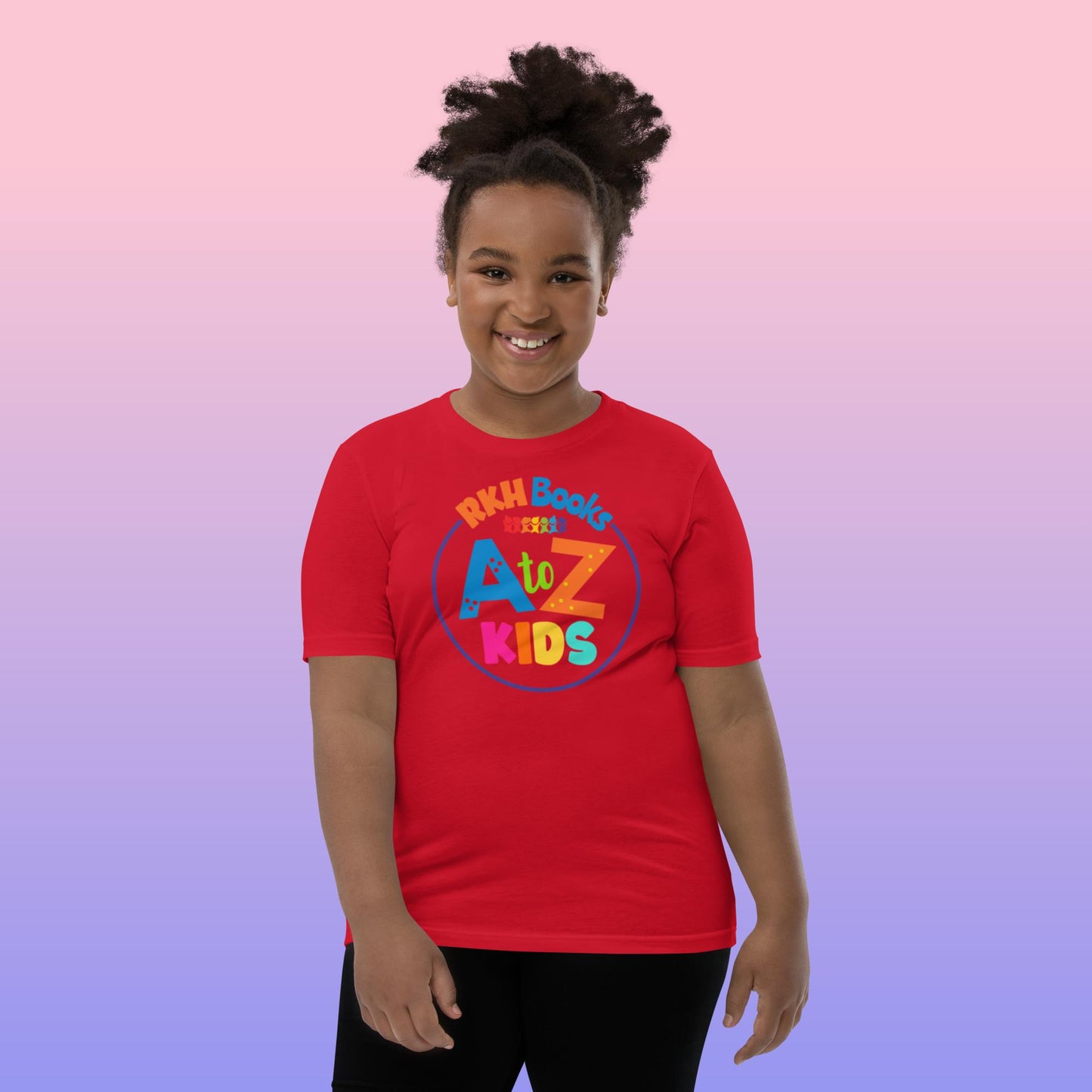 Girls A to Z Kids T-shirt