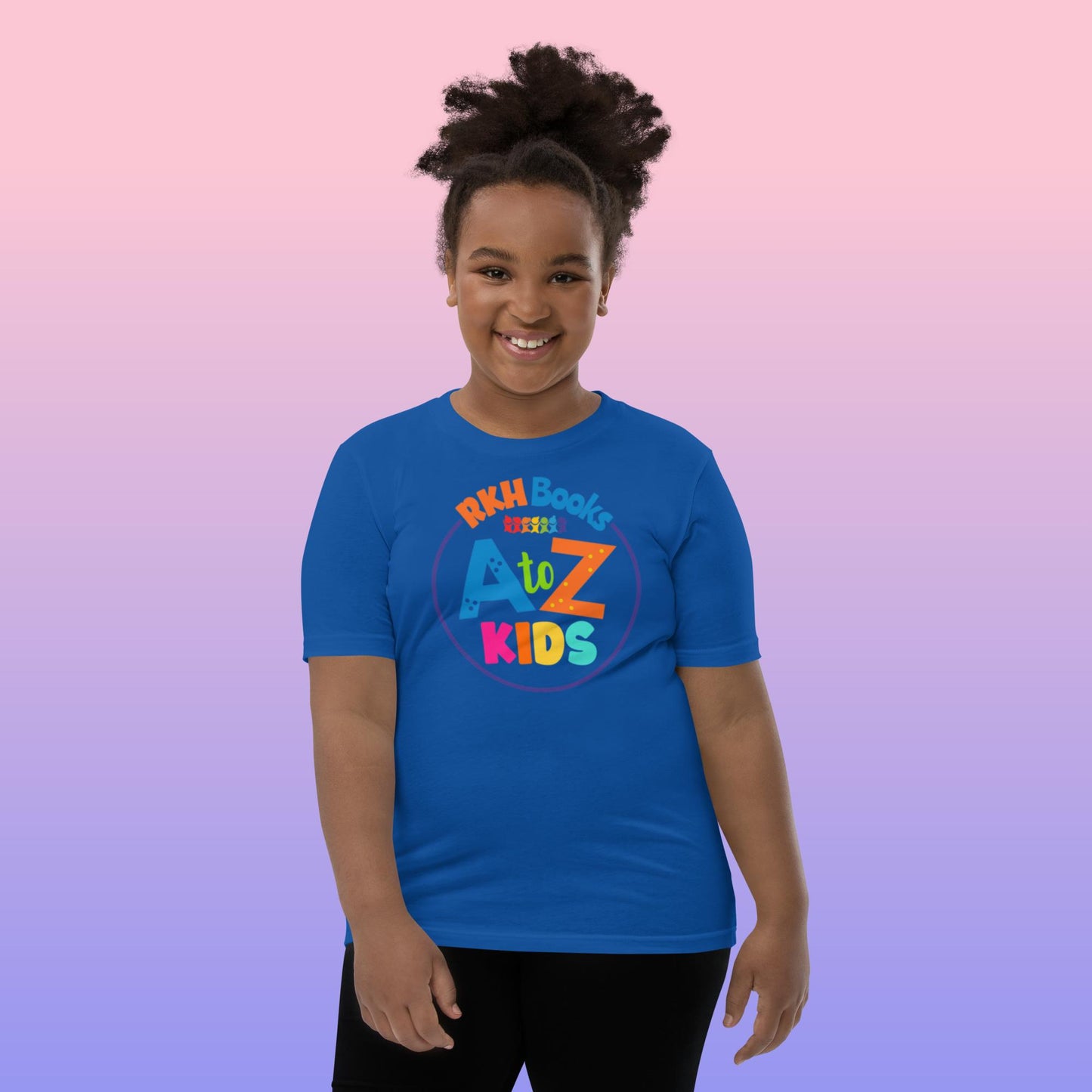 Girls A to Z Kids T-shirt