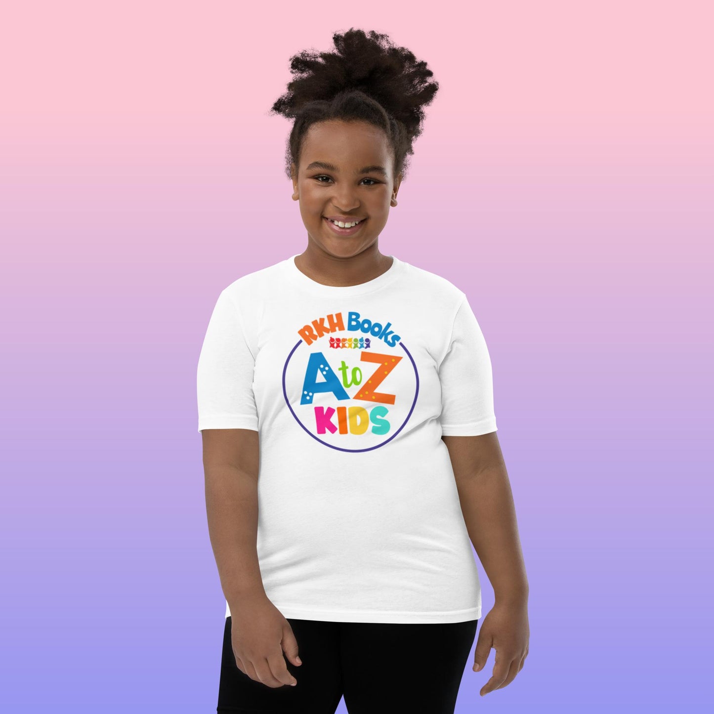 Girls A to Z Kids T-shirt