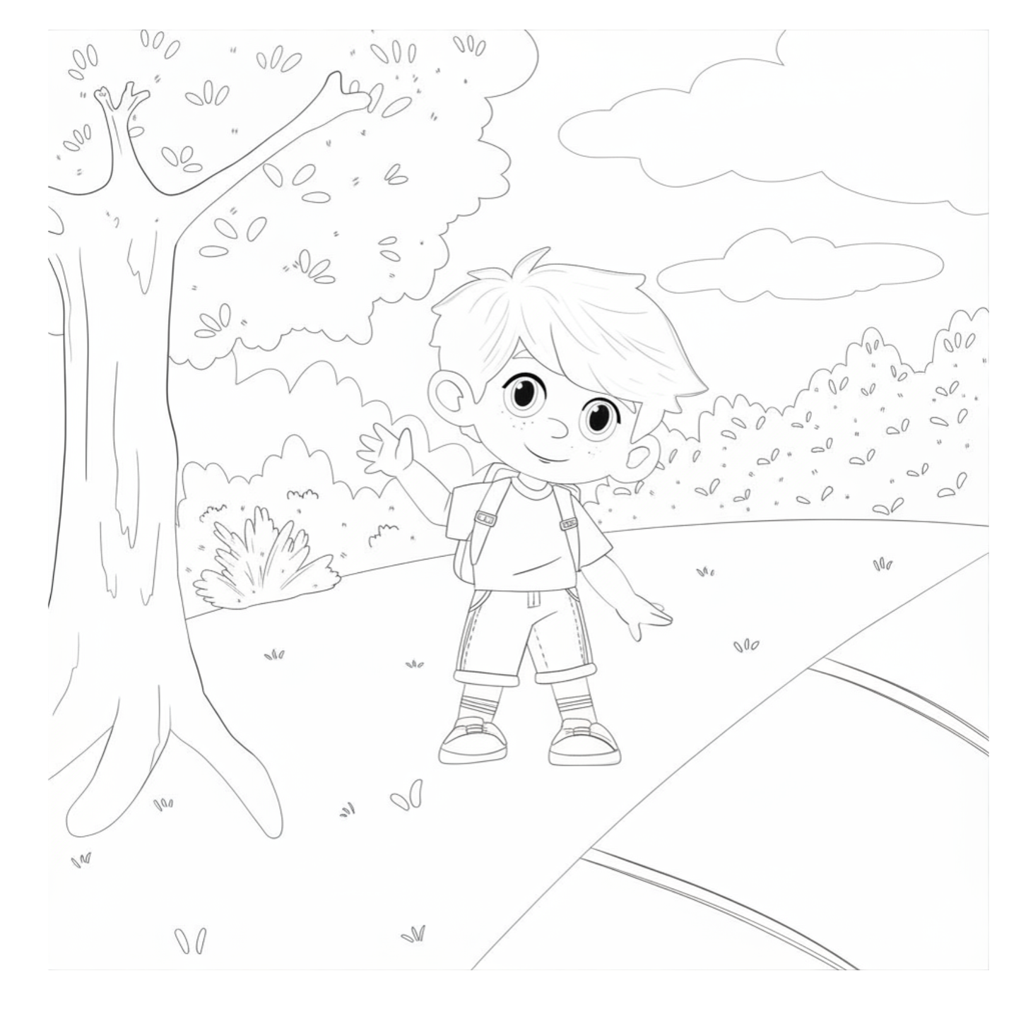 Benny and the bike Coloring Book
