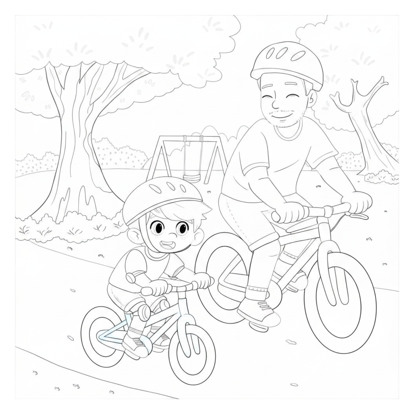 Benny and the bike Coloring Book