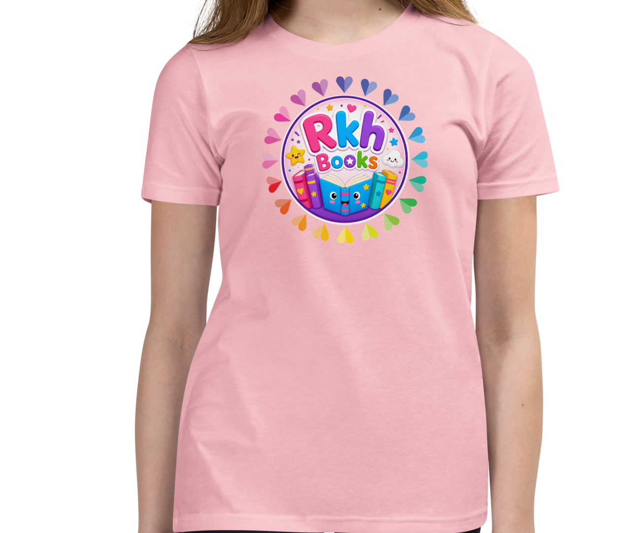 Rkh Books Hearts Logo Youth Tee