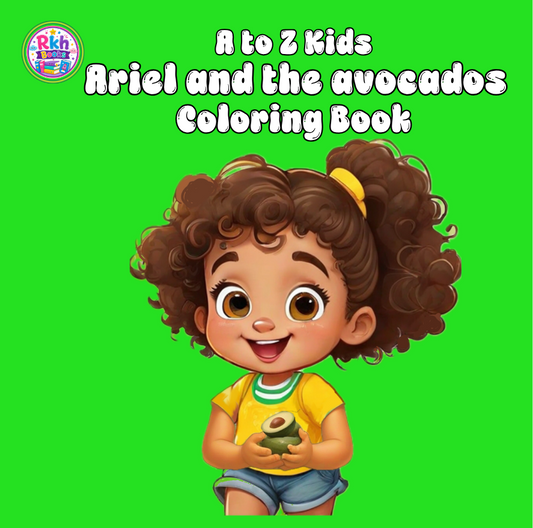 Ariel and the avocados Coloring Book