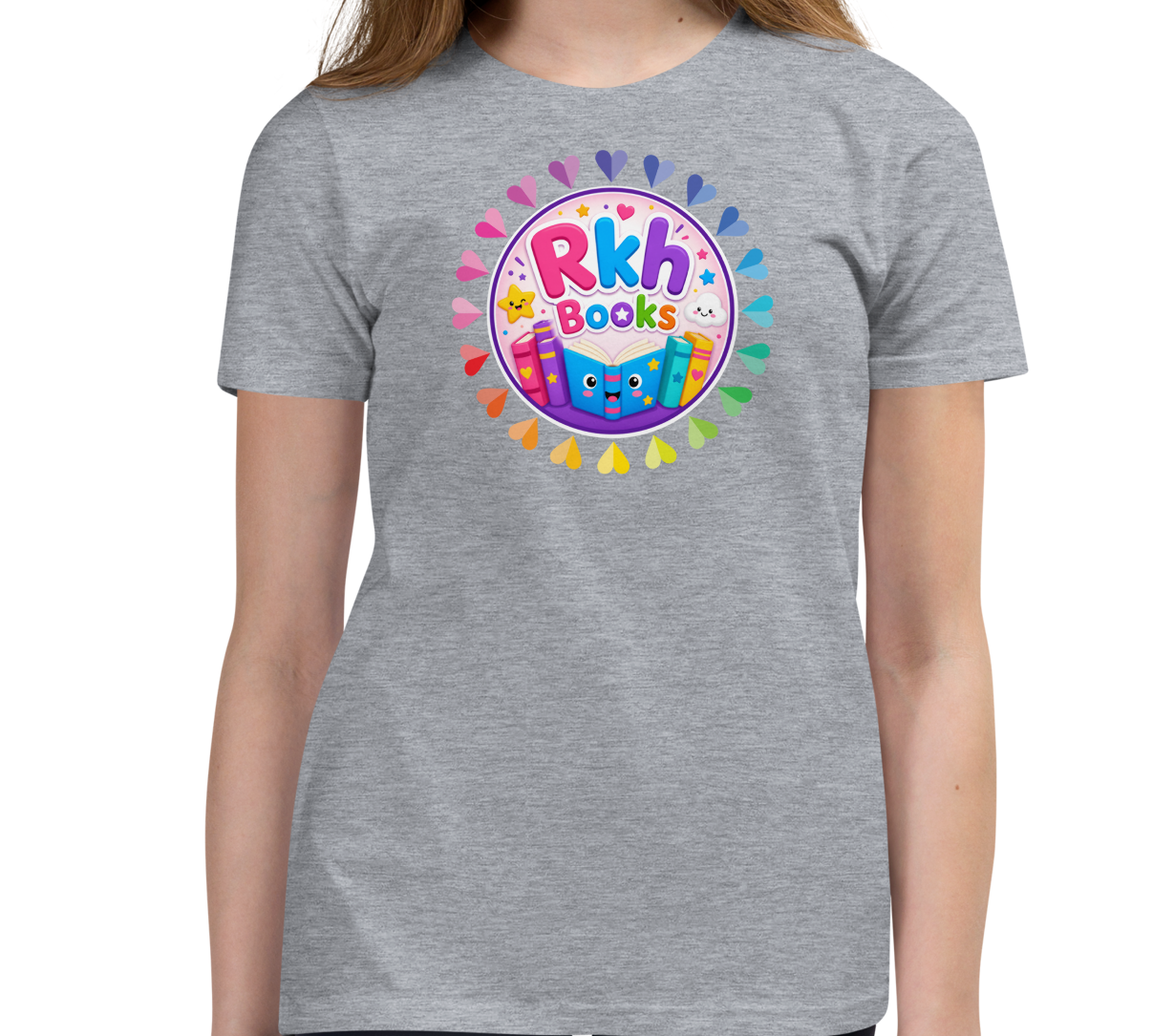 Rkh Books Hearts Logo Youth Tee